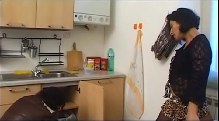 Stocking Brunette Housewife Sex